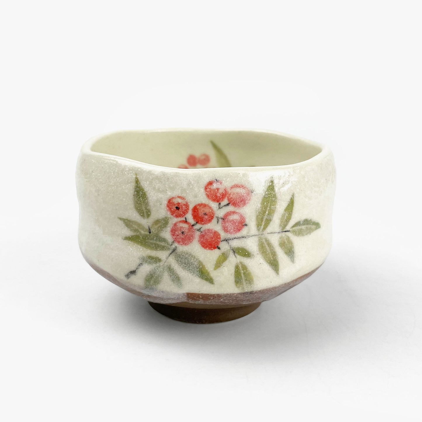 Mini Matcha Bowl Nanten (3.75"D)