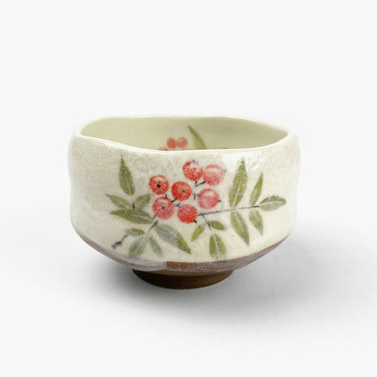 Mini Matcha Bowl Nanten (3.75"D)
