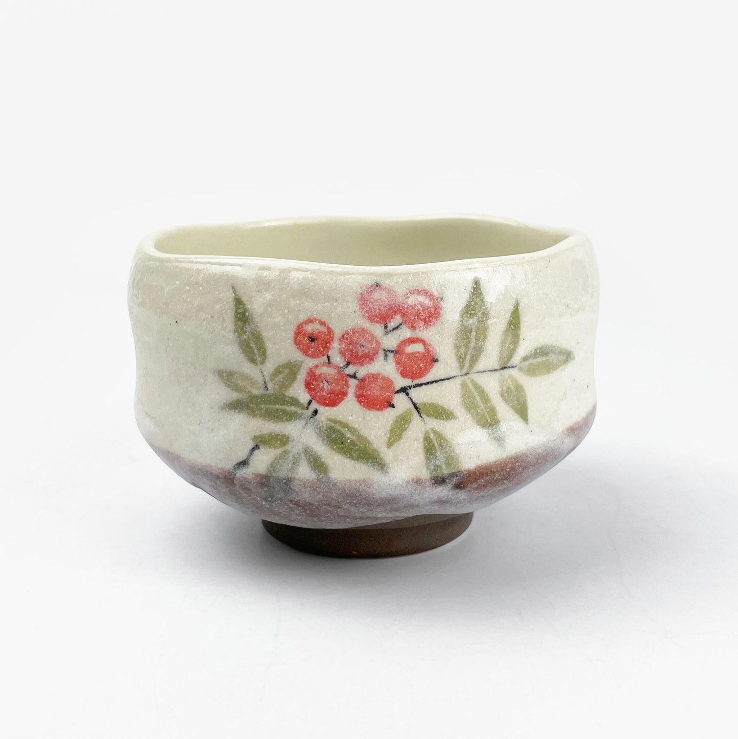 Mini Matcha Bowl Nanten (3.75"D)