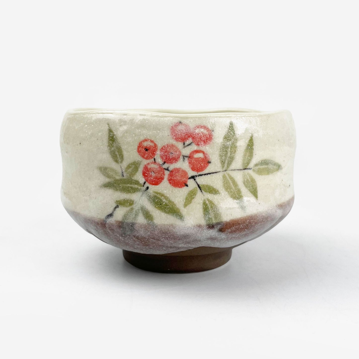 Mini Matcha Bowl Nanten (3.75"D)
