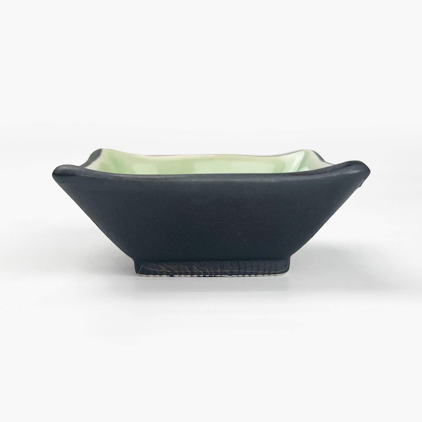 Sq. Kozuke Dish Green (3.5"D)