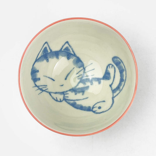 Rice Bowl Toraneko Red (4.5"D)