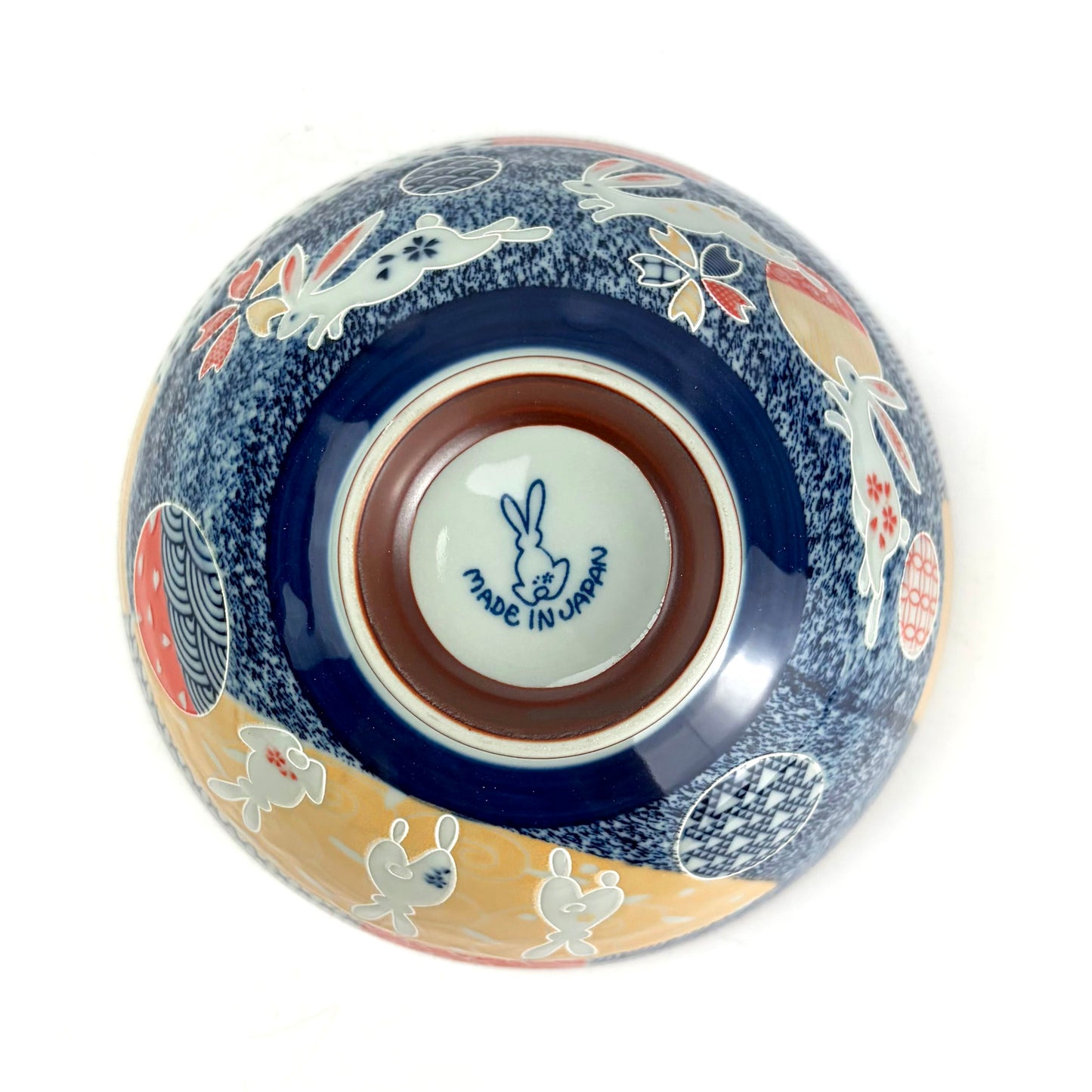 Hanayume Rabbit Rice Bowl Large (5.5"D)