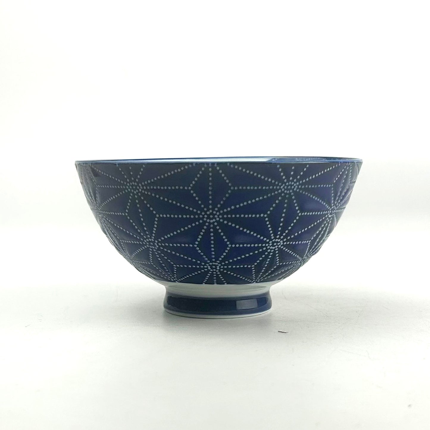 Rice Bowl Aizome Asanoha (4.5"D)