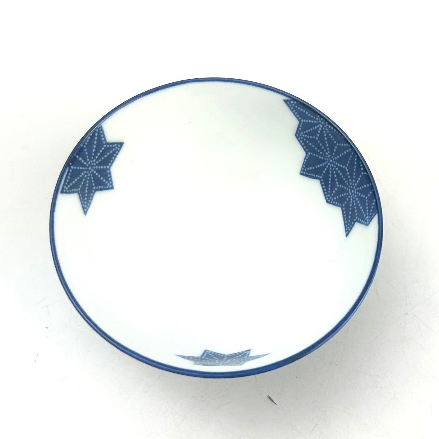 Rice Bowl Aizome Asanoha (4.5"D)