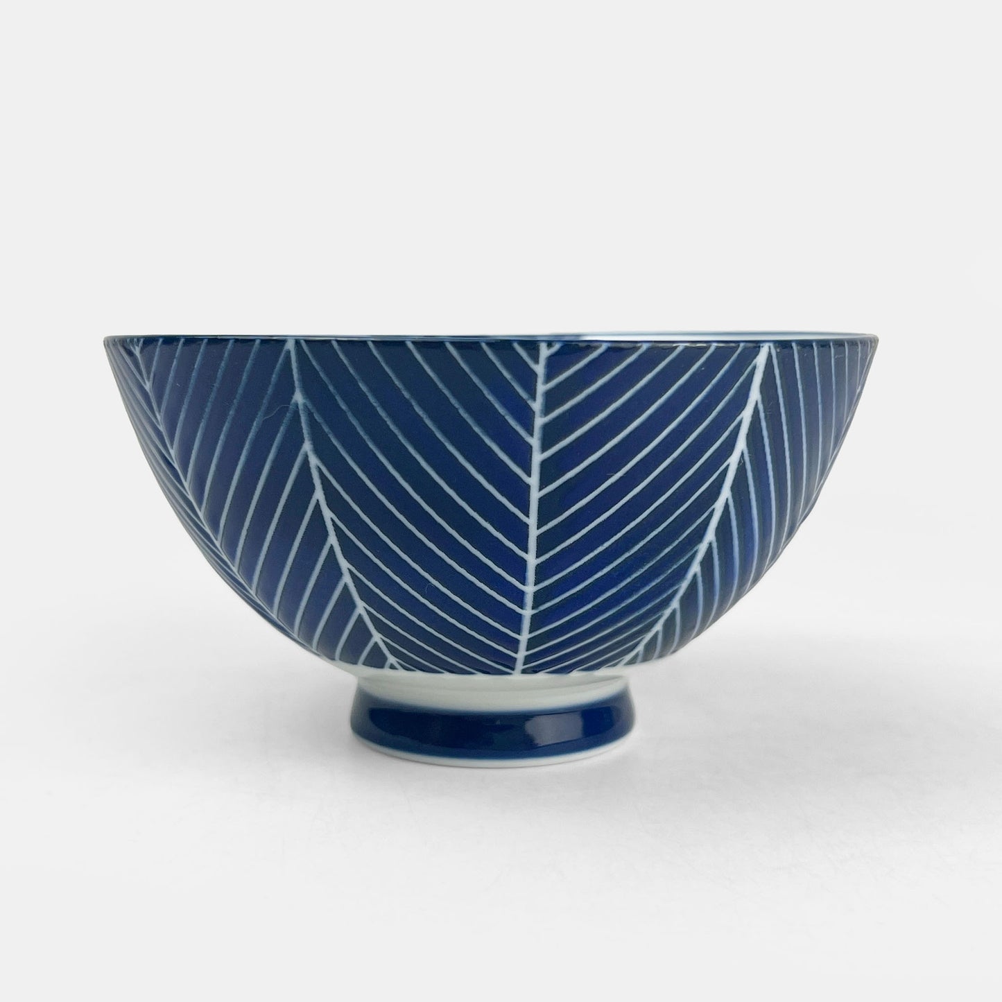 Aizome Herrinbo Rice Bowl (4.5"D)