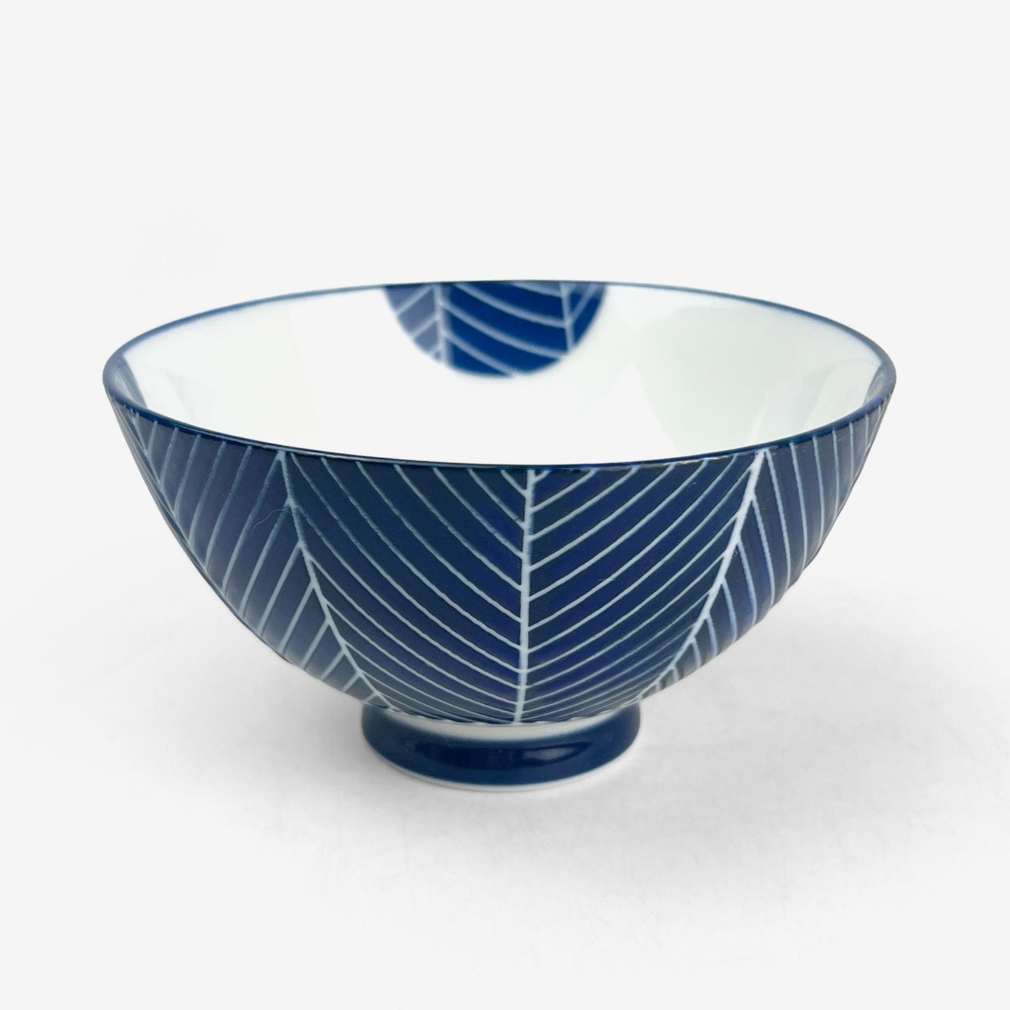 Aizome Herrinbo Rice Bowl (4.5"D)