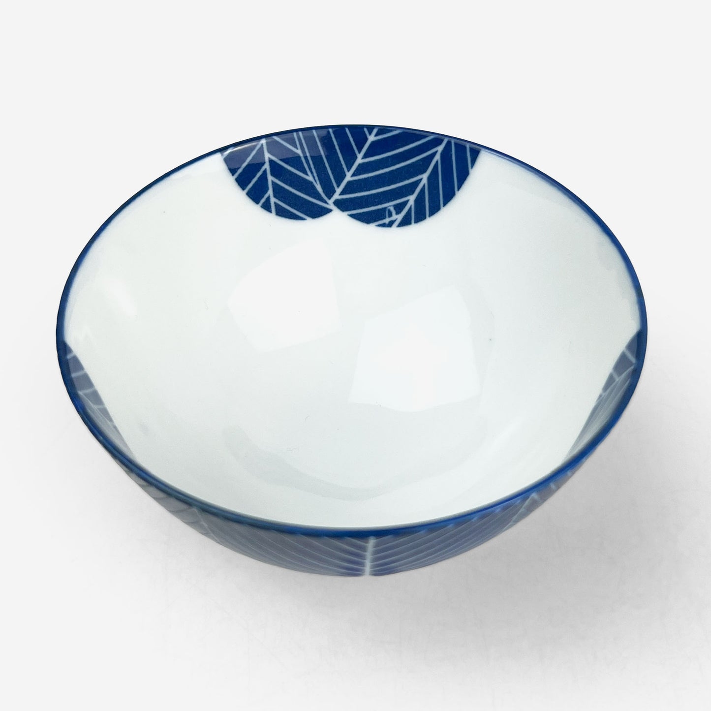 Aizome Herrinbo Rice Bowl (4.5"D)