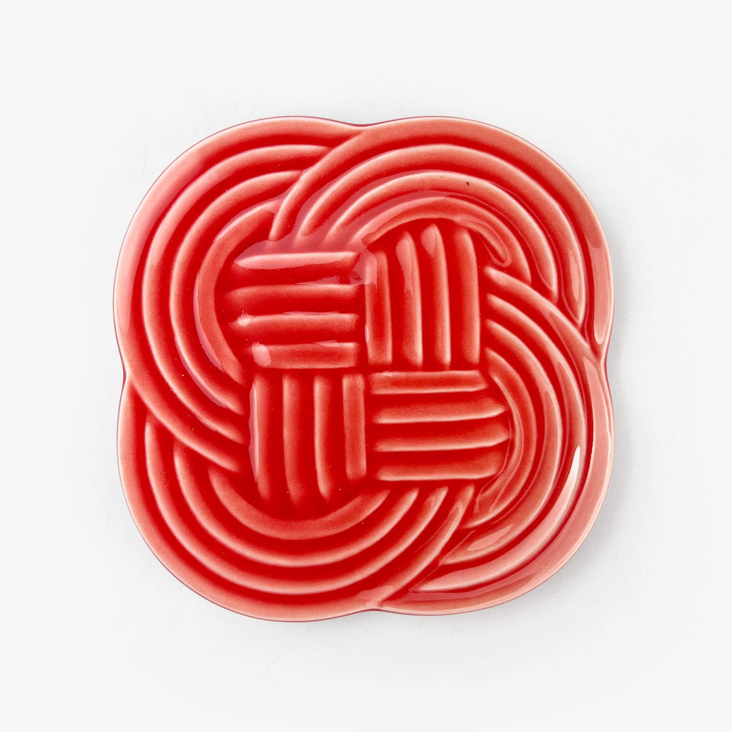 Dish Musubi Red (4.25")