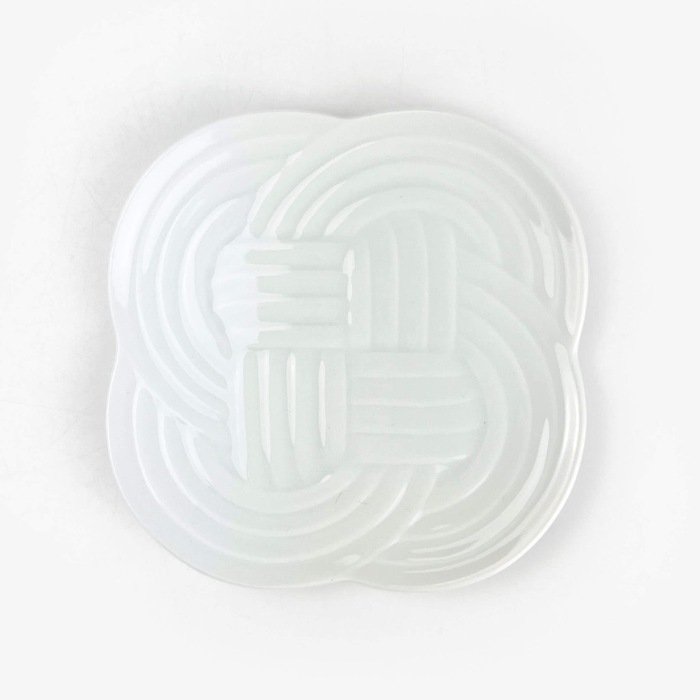 Dish Musubi White (4.25")