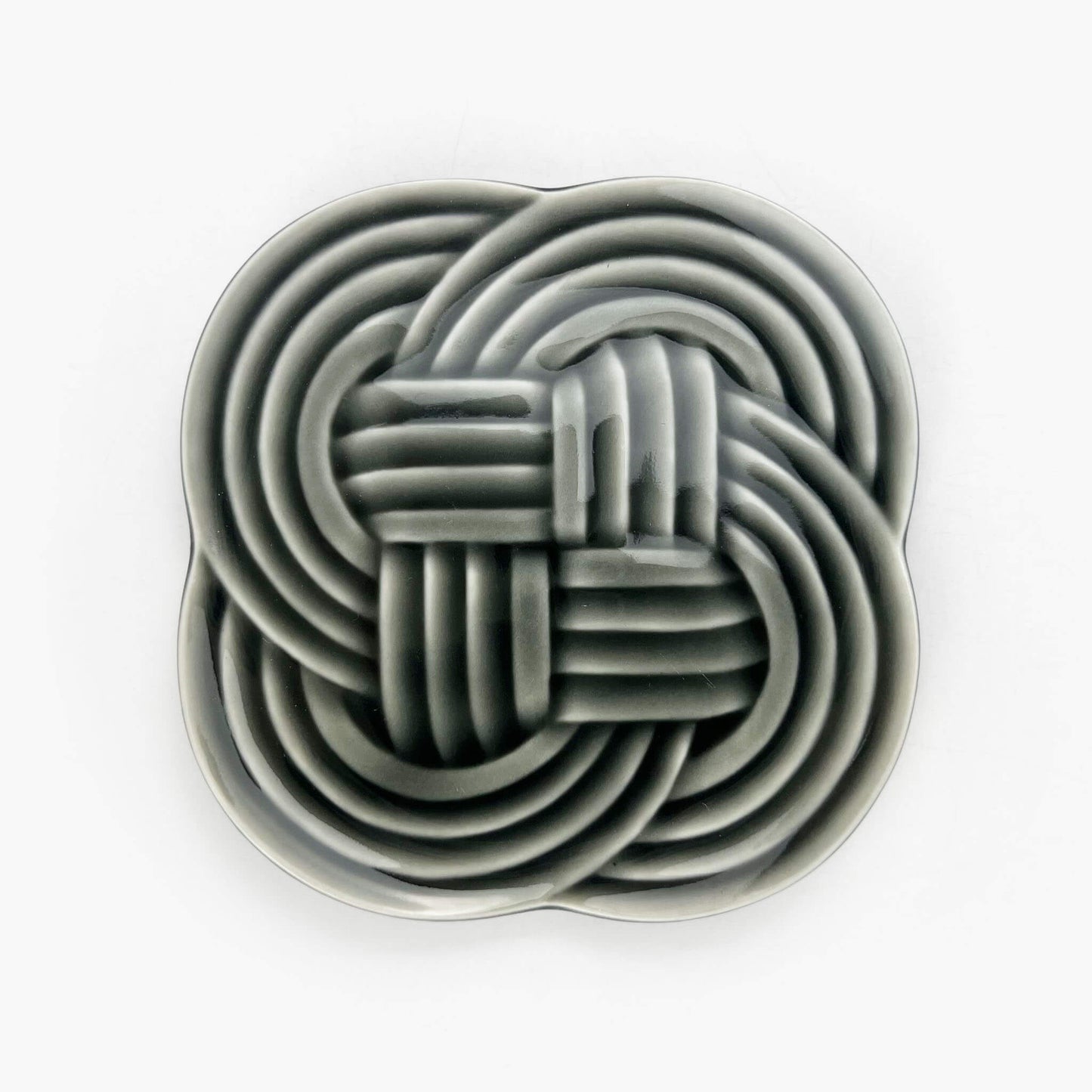 Dish Musubi Gray (4.25")