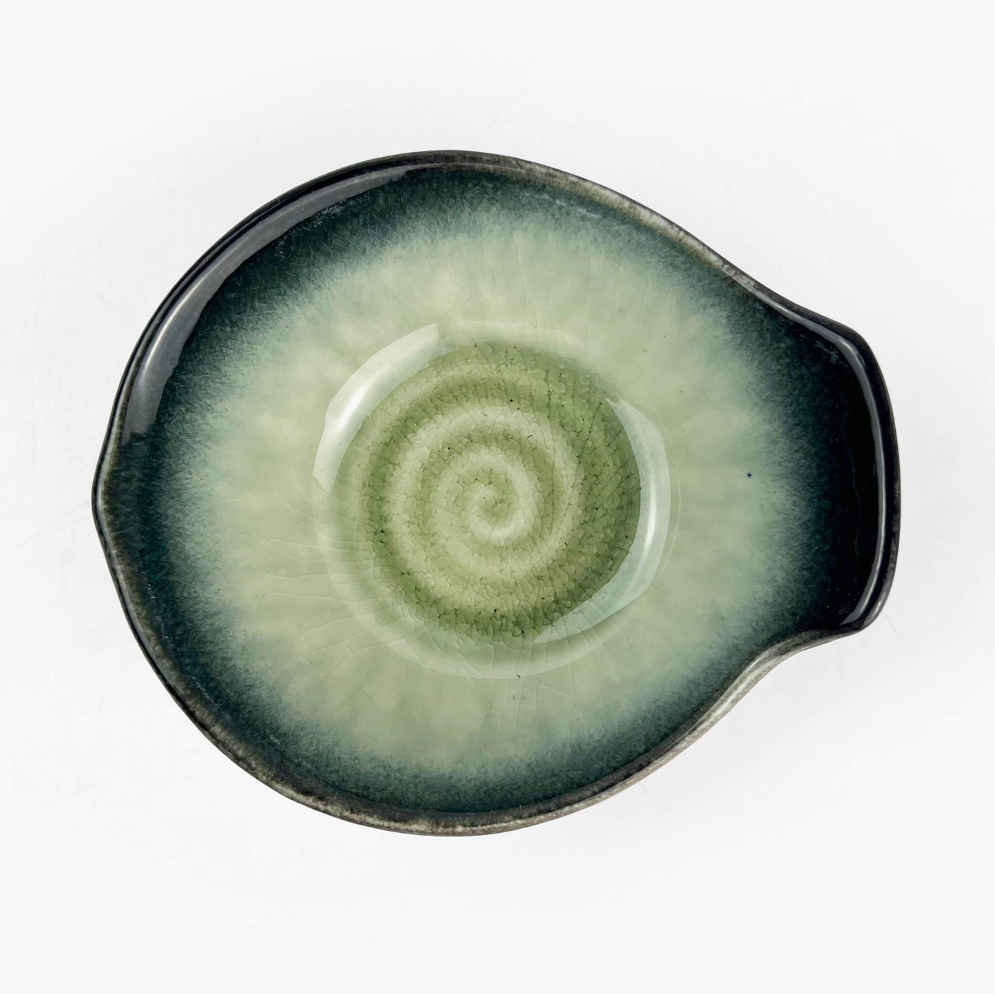 Tonsui Dish Kikyo Green (4.75"D)