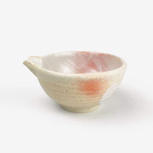 Katakuchi Bowl Small Sakura Shino (4.5"D)