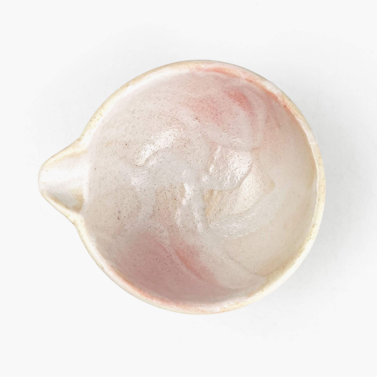 Katakuchi Bowl Small Sakura Shino (4.5"D)