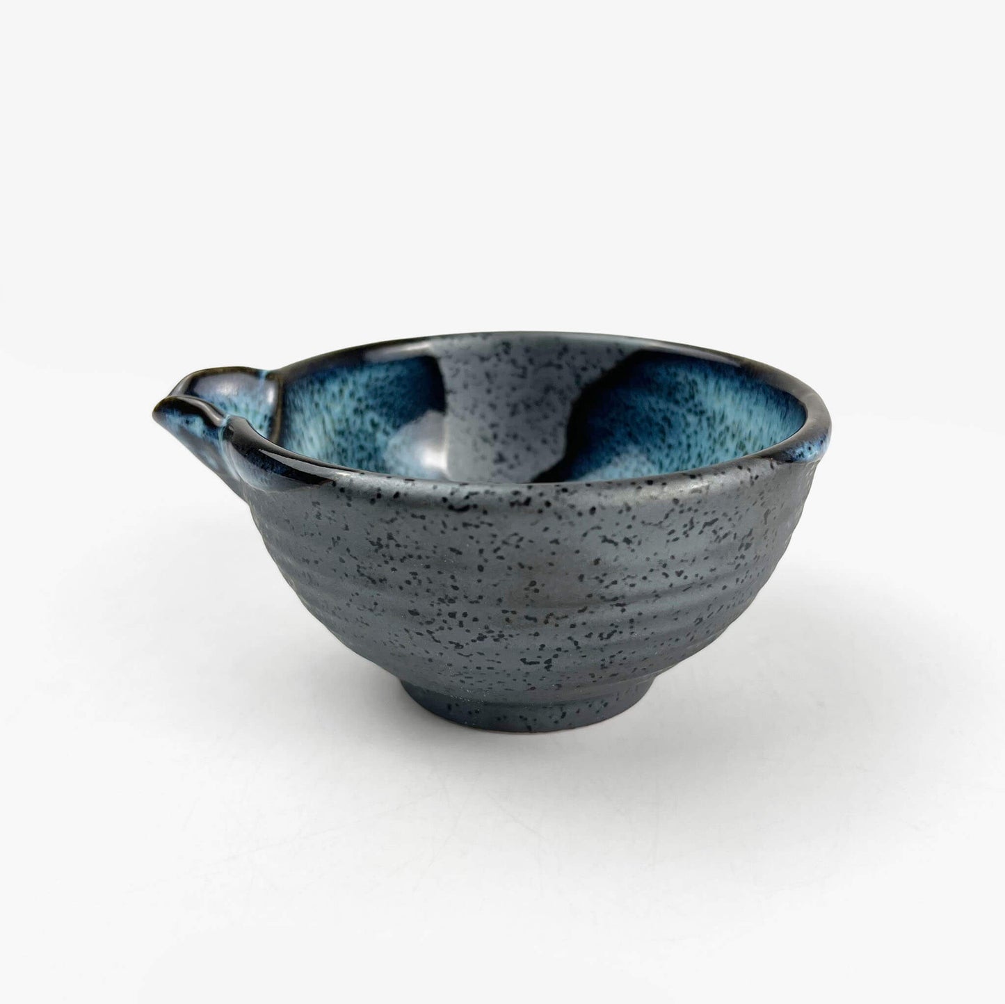 Katakuchi Bowl Blue Tenmoku Medium (4.5"D)