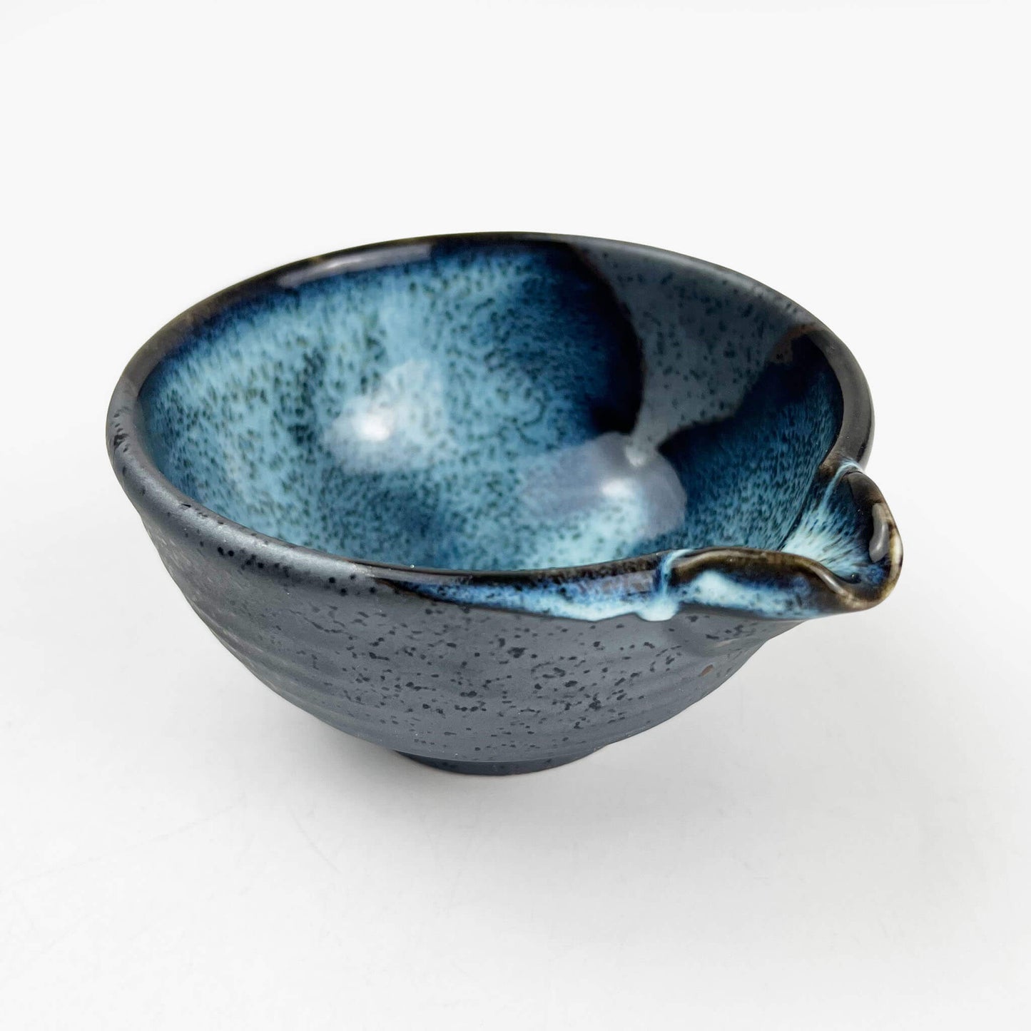 Katakuchi Bowl Blue Tenmoku Medium (4.5"D)