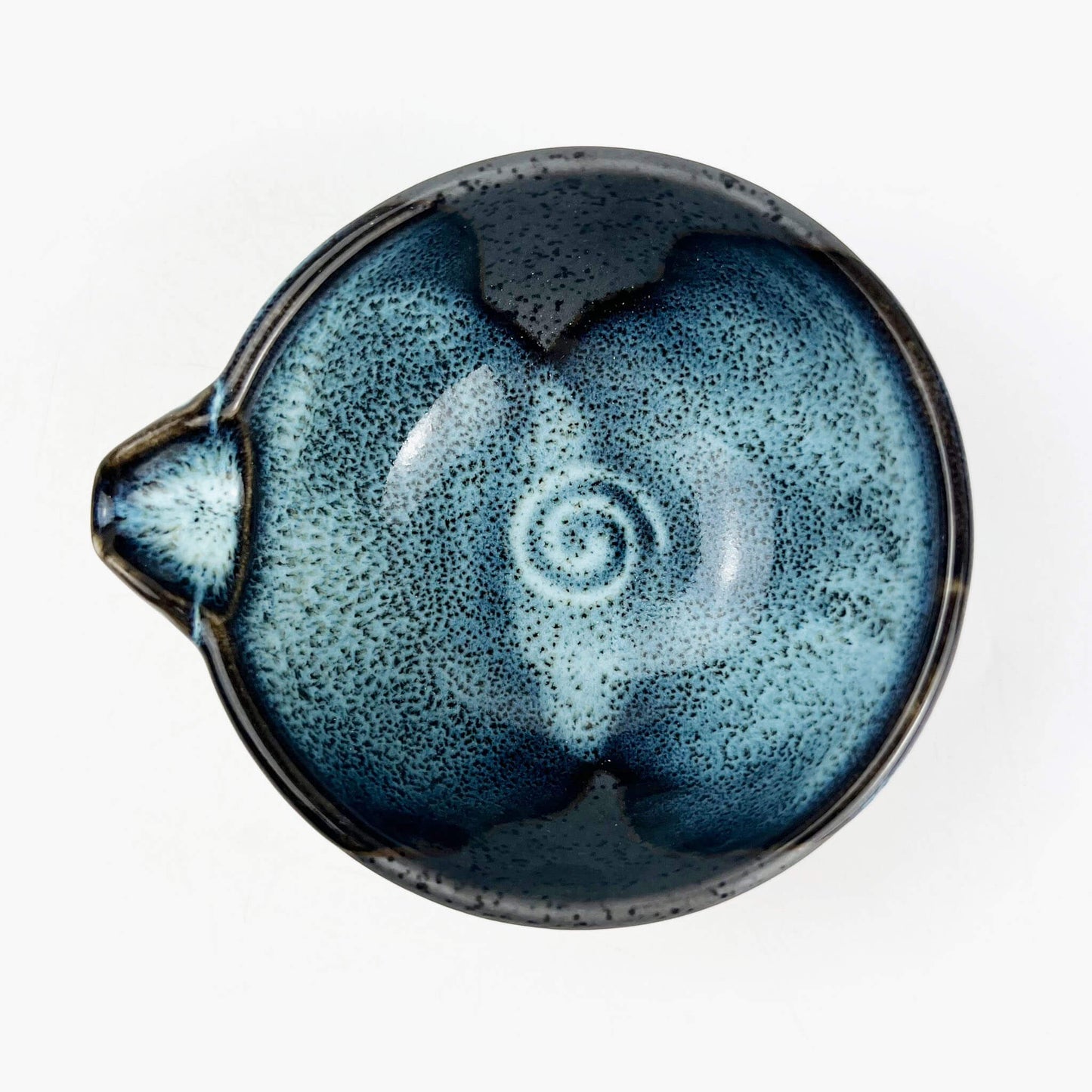 Katakuchi Bowl Blue Tenmoku Medium (4.5"D)