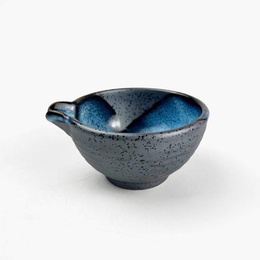 Katakuchi Bowl Blue Tenmoku Small (3.5"D)