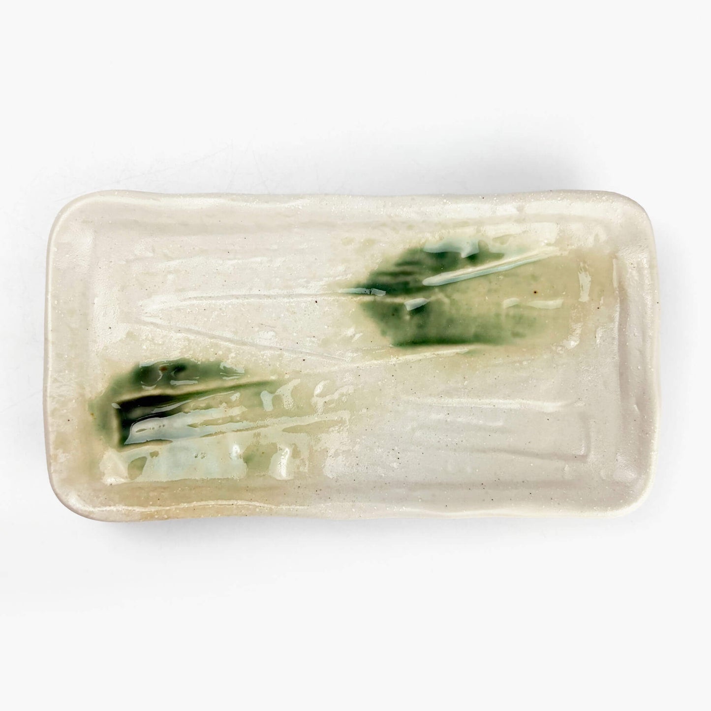 Rec.Plate Shino Oribe Fuki (7" x 3.75")