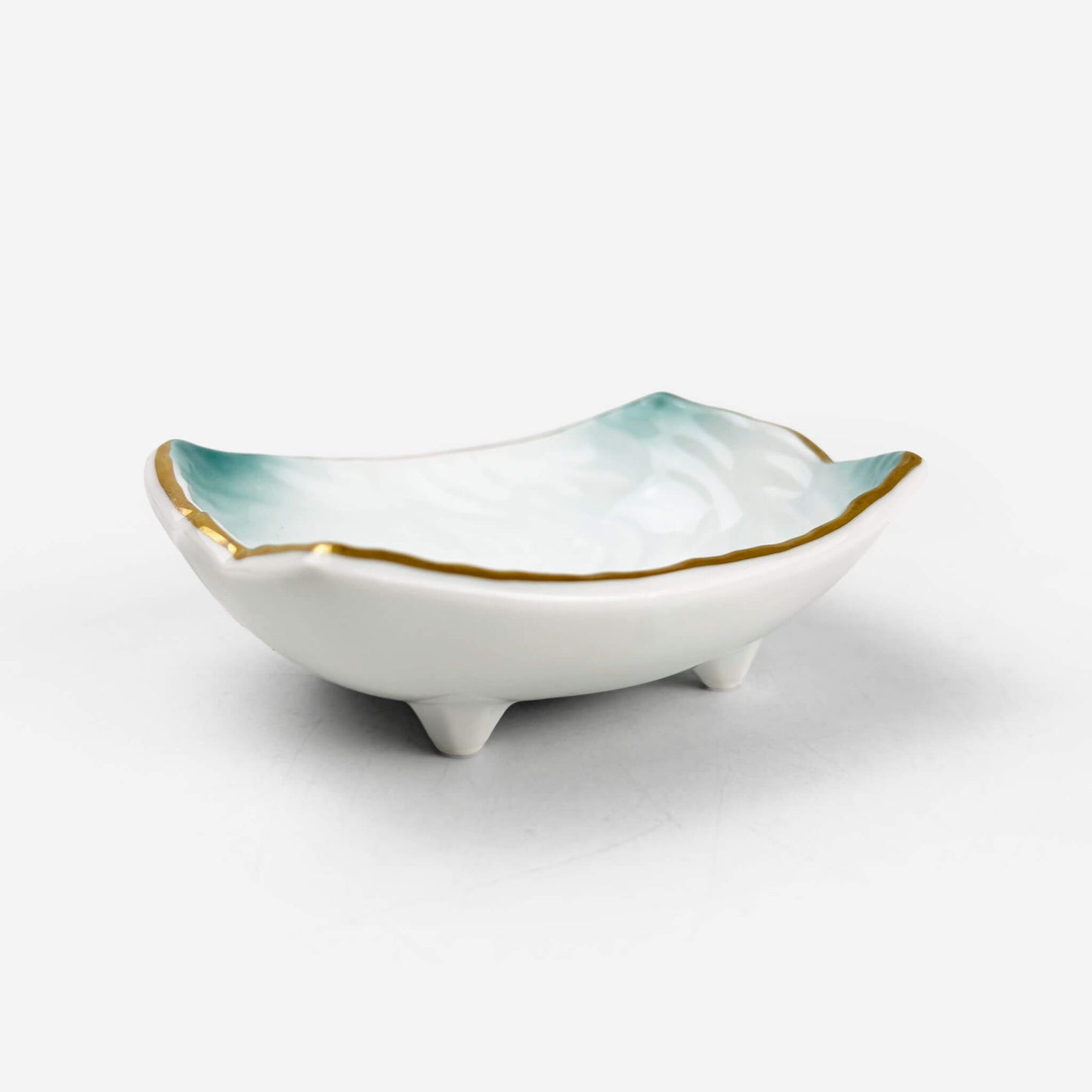 Footed Small Dish Kinsai Hiwa (3.5"x2.75")