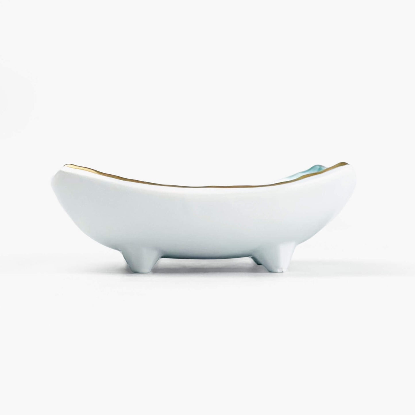 Footed Small Dish Kinsai Hiwa (3.5"x2.75")