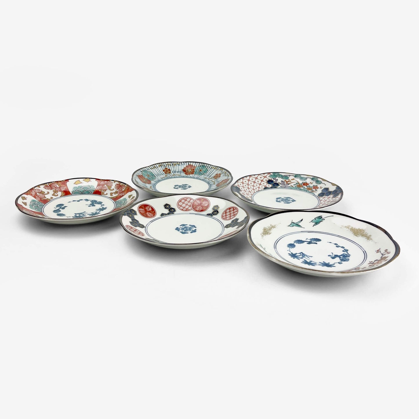 Plate set/5 Somenishiki (6.25"D)