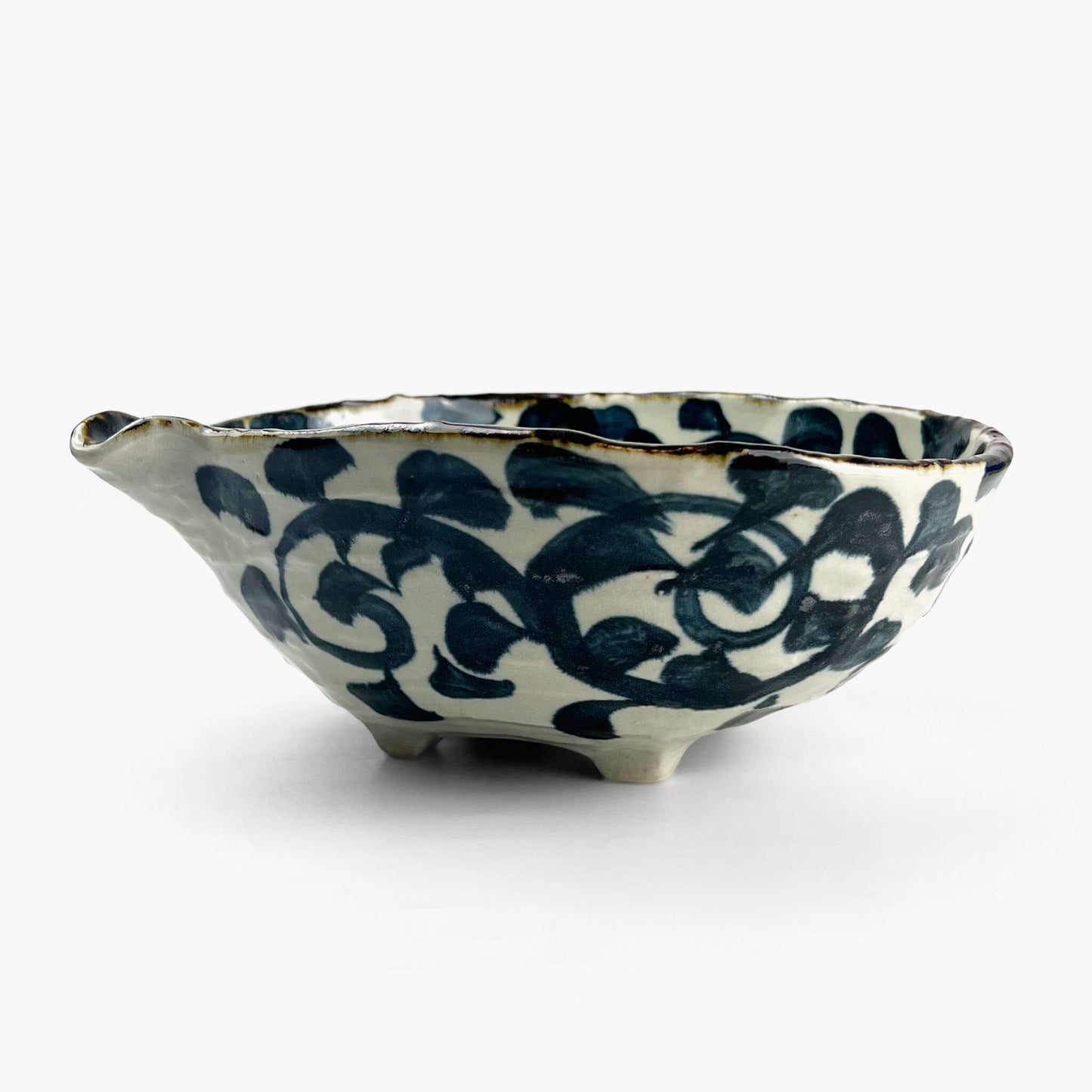 Kobachi Bowl Sometsuke Takokarakusa (9.75"x8")