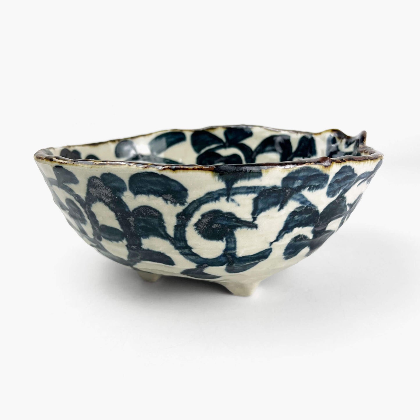 Kobachi Bowl Sometsuke Takokarakusa (9.75"x8")