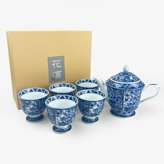 Tea Set Sometsuke Sarasa 1:5