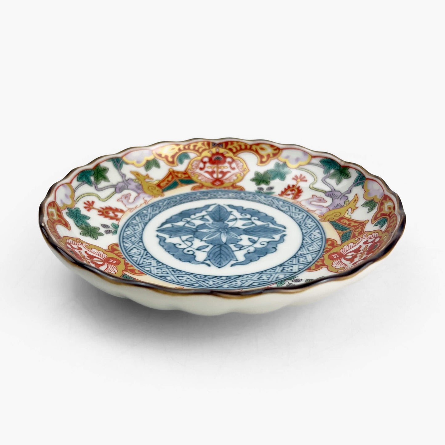 Minokayi Plate Somenishiki Imari (6.5"D)