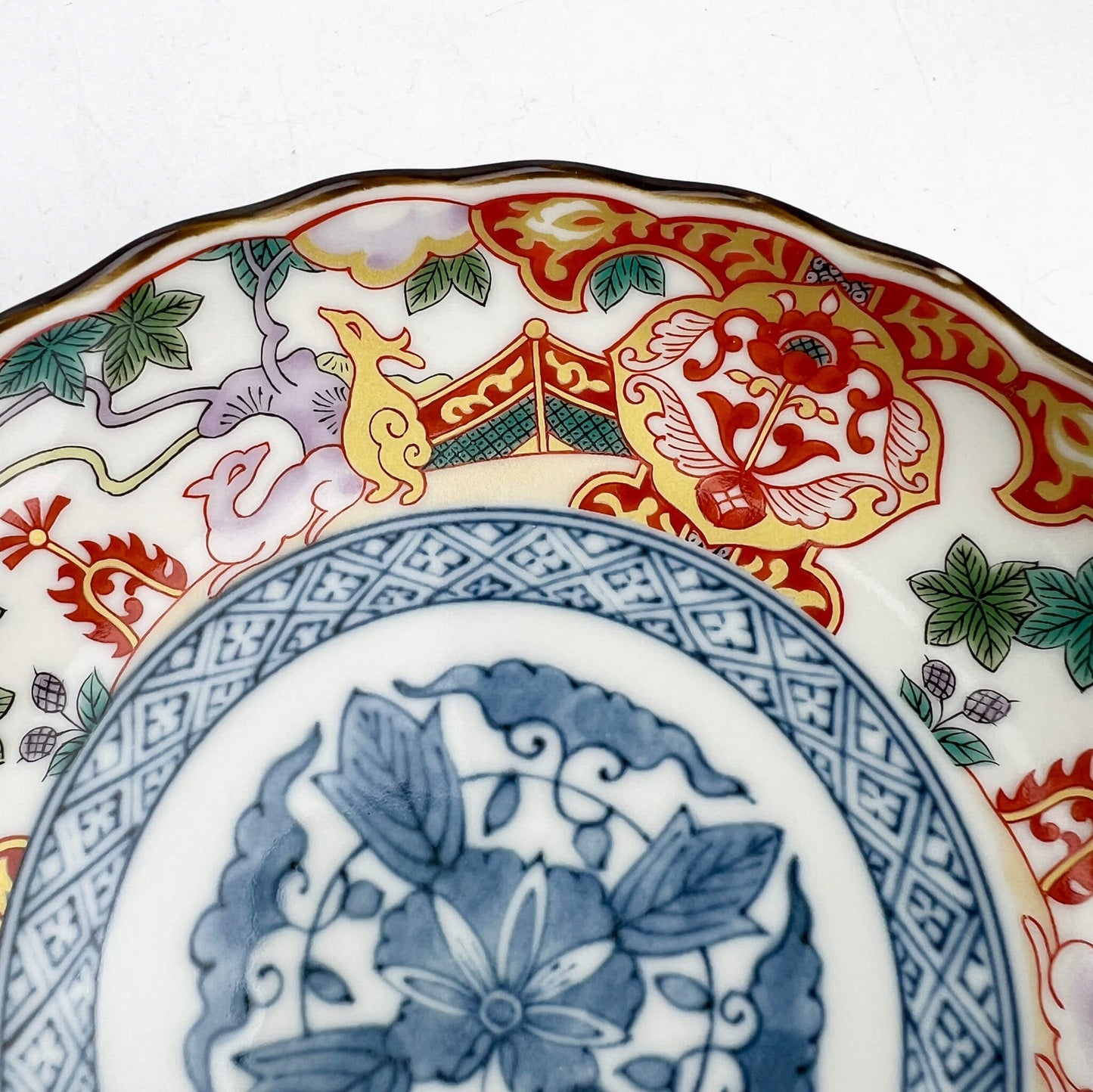 Minokayi Plate Somenishiki Imari (6.5"D)