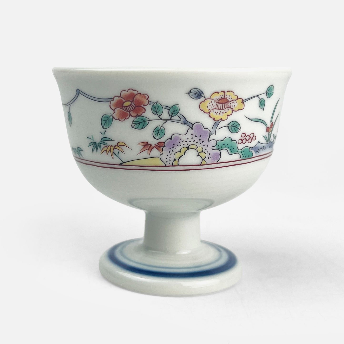 Kodai Chinmi Dish Nishiki Hana (3.25"Dx3"H)