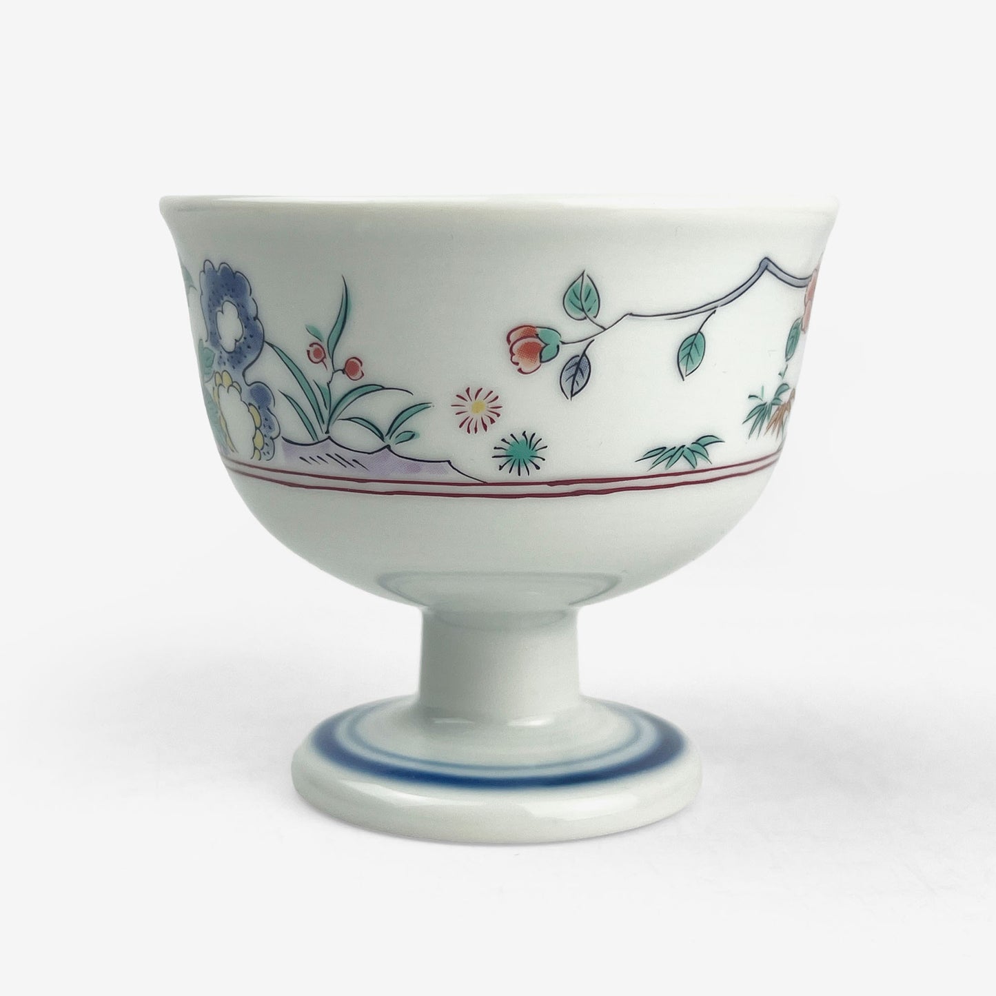 Kodai Chinmi Dish Nishiki Hana (3.25"Dx3"H)