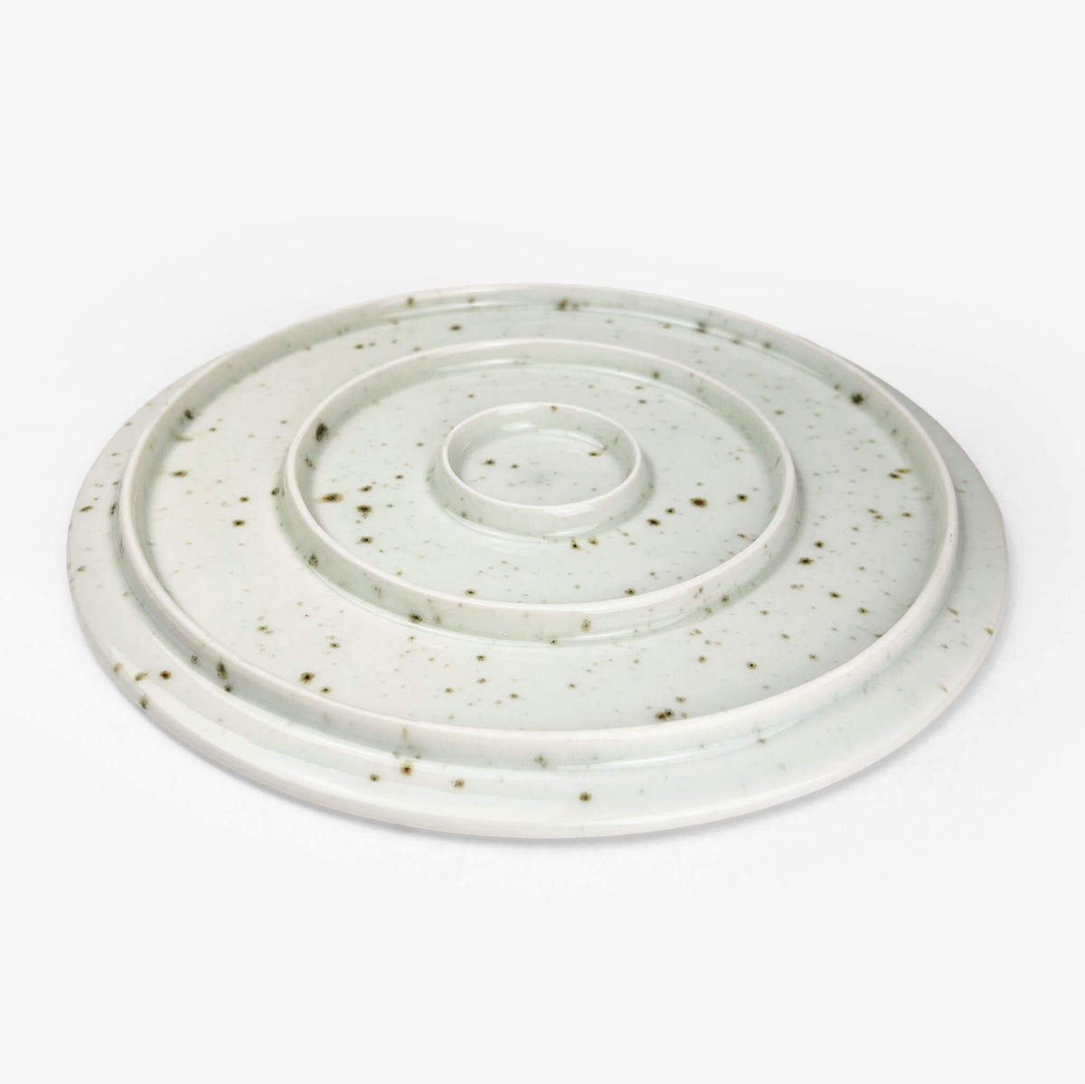 Plate White Hibiki (9.75"D)