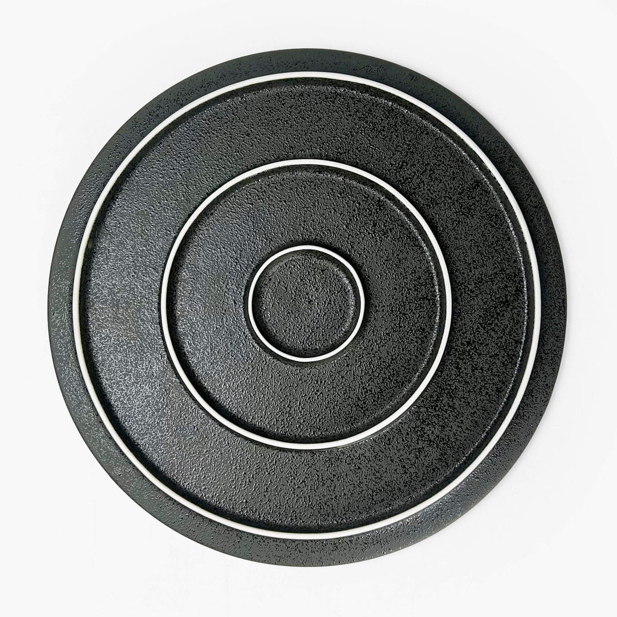 Plate Black Hibiki (9.75"D)