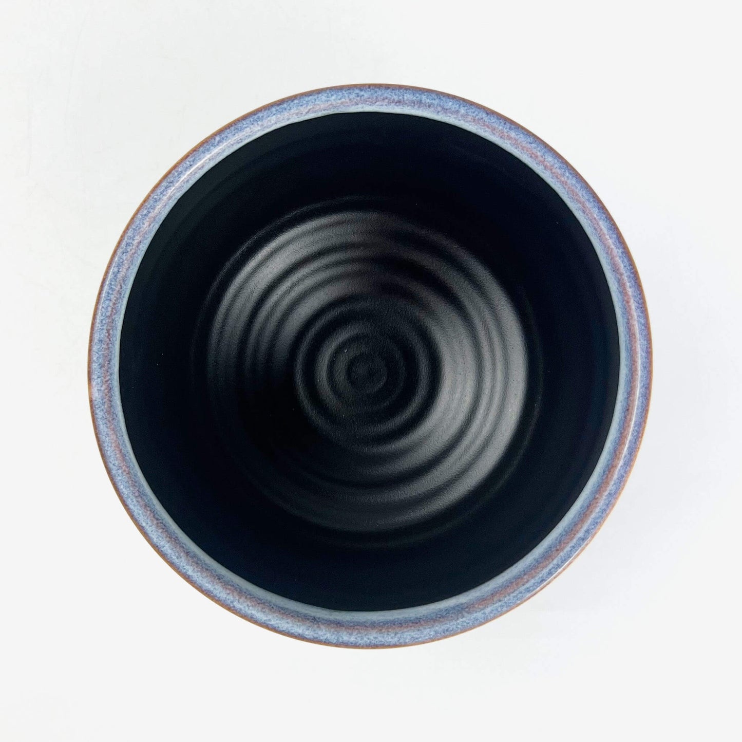 Matcha Bowl Kurofuchi Nagashi (5"Dx3"H)