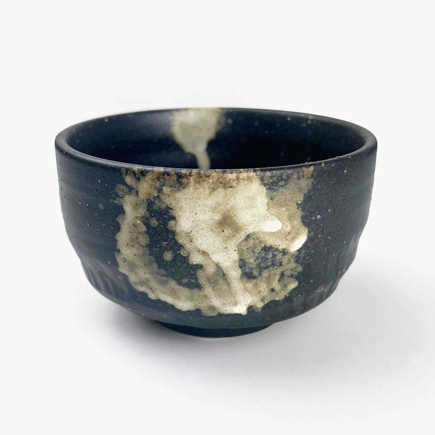 Matcha Bowl Kuro Fuki (5"Dx3"H)