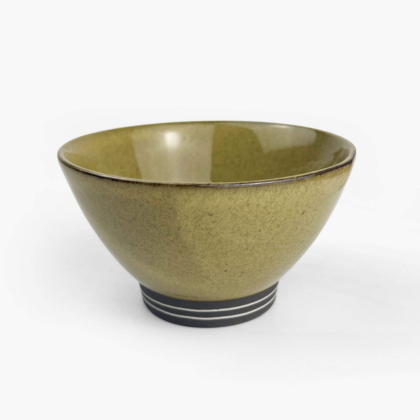 Rice Bowl Border Mustard (4.5"D)