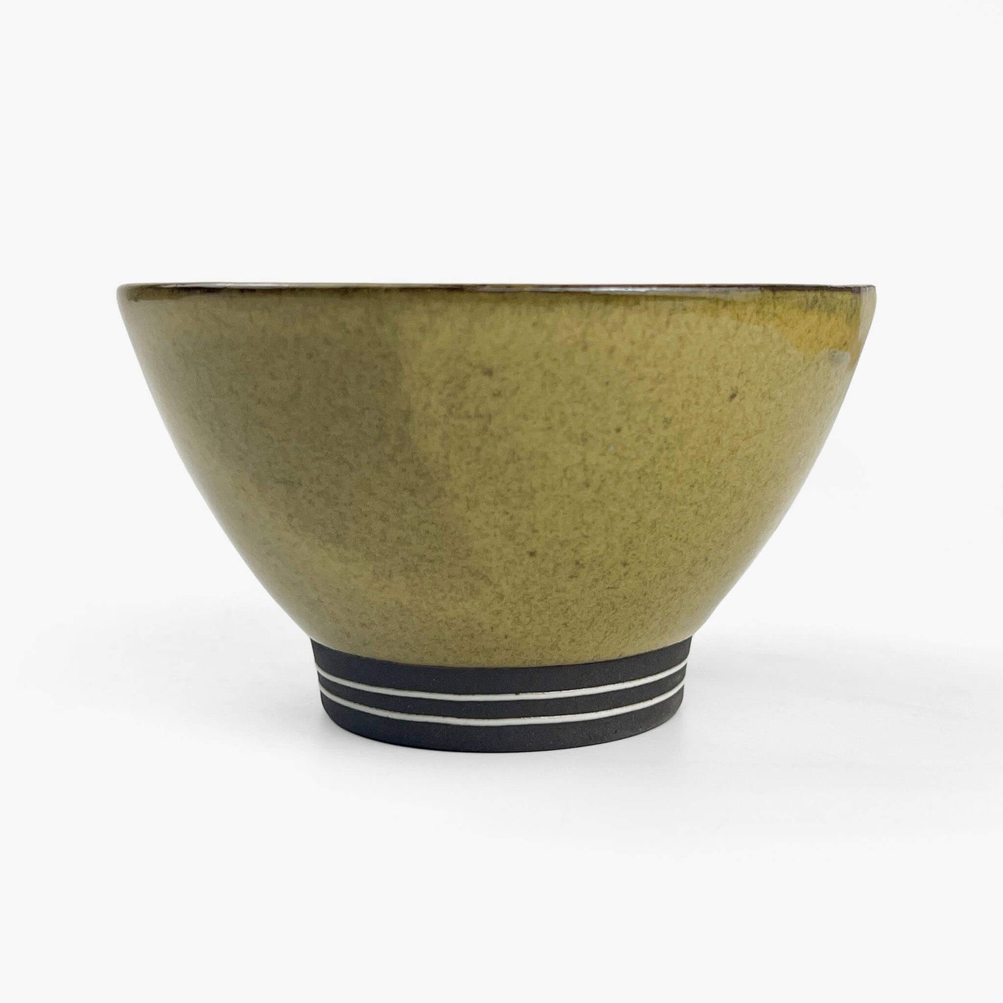 Rice Bowl Border Mustard (4.5"D)