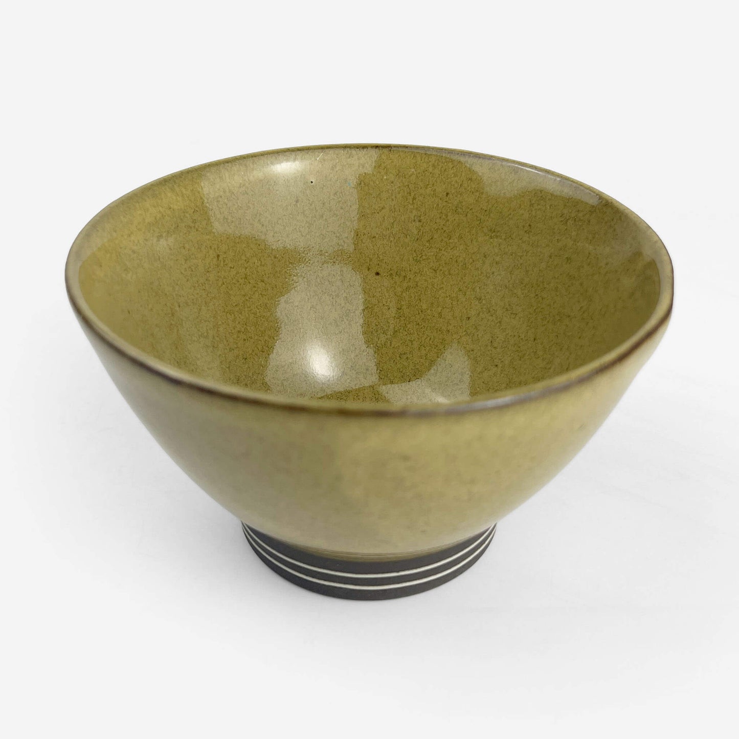 Rice Bowl Border Mustard (4.5"D)