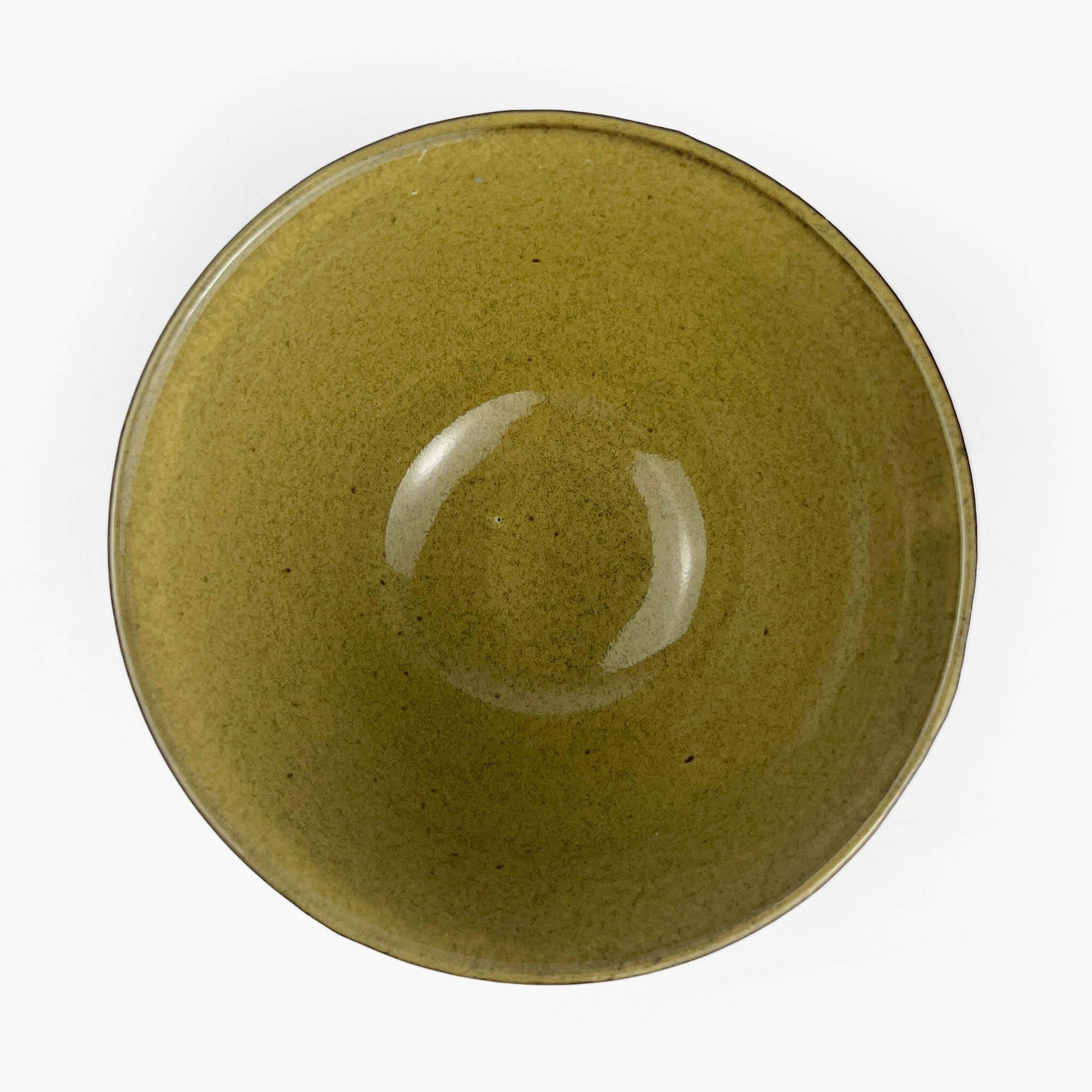 Rice Bowl Border Mustard (4.5"D)