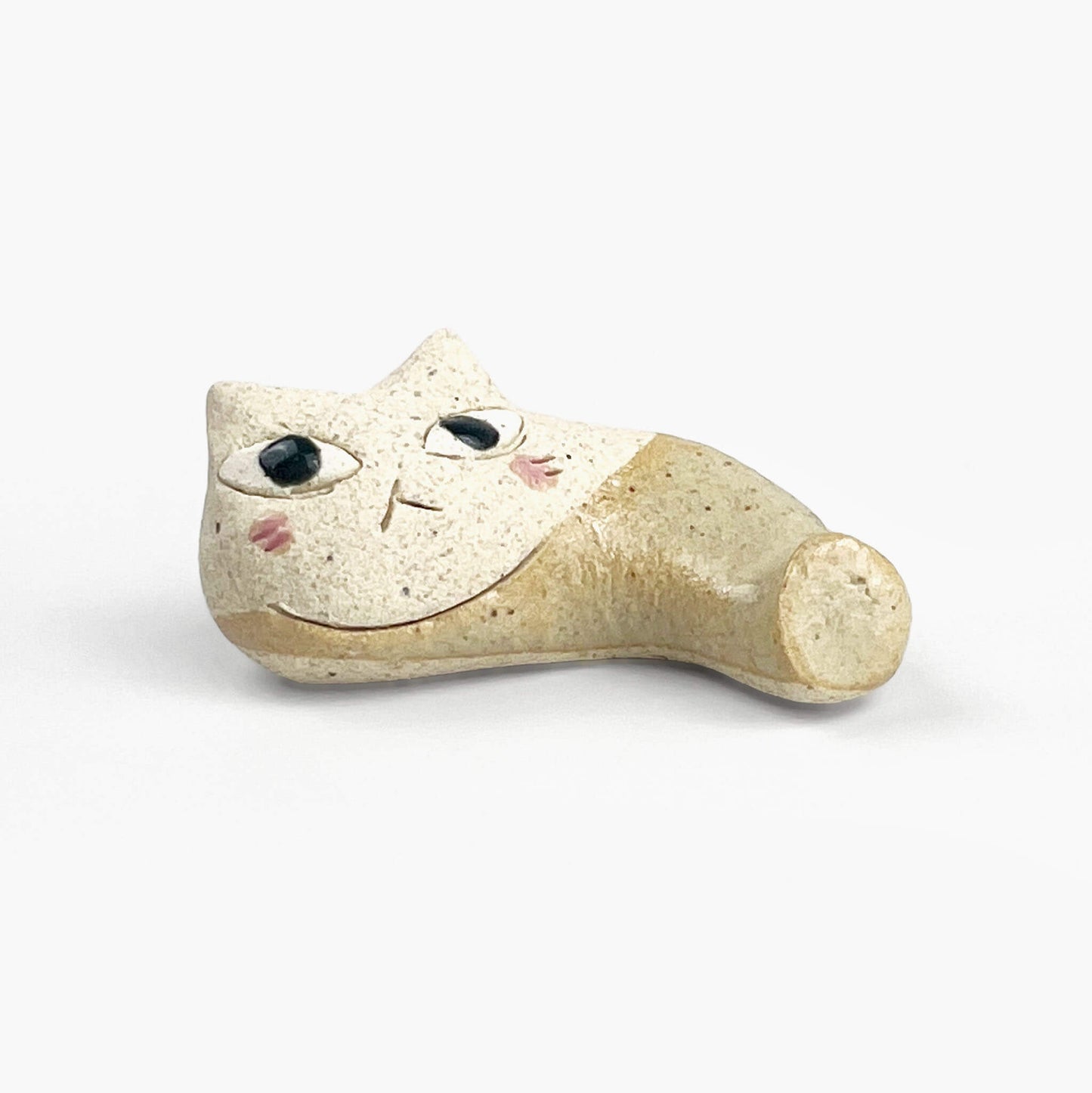 Chopstick Rest Cat White (1.75x1)