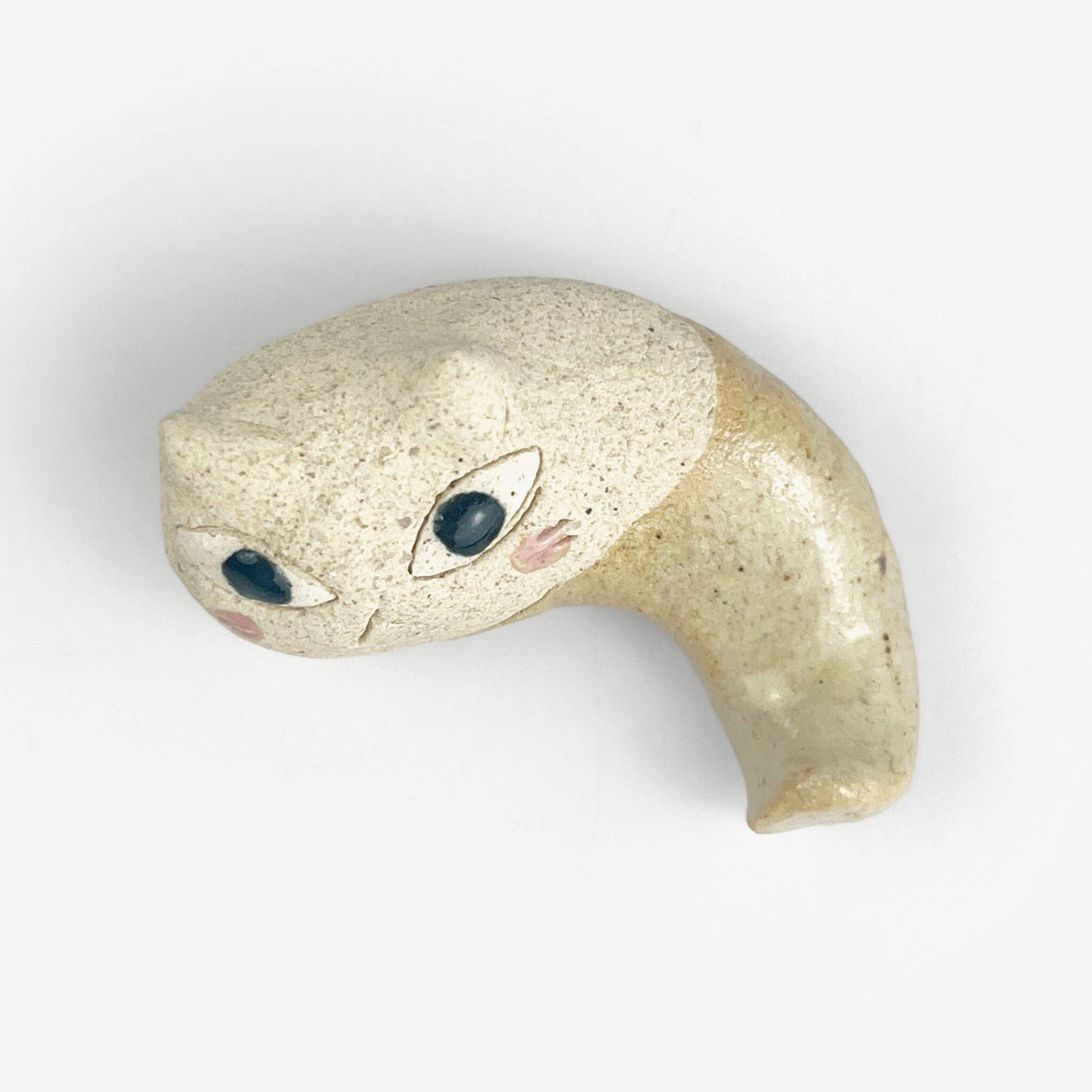 Chopstick Rest Cat White (1.75x1)