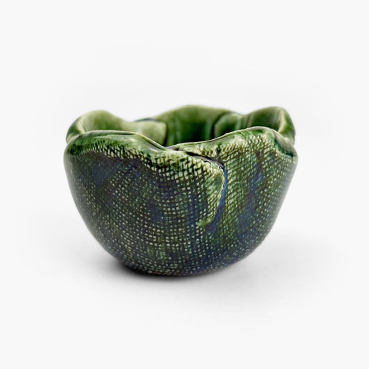 Small Chinmi Dish Oribe (3"D)