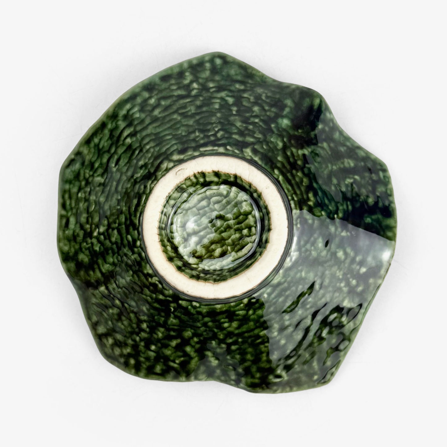 Shallow Bowl Oribe Gokaku (5.75"D)