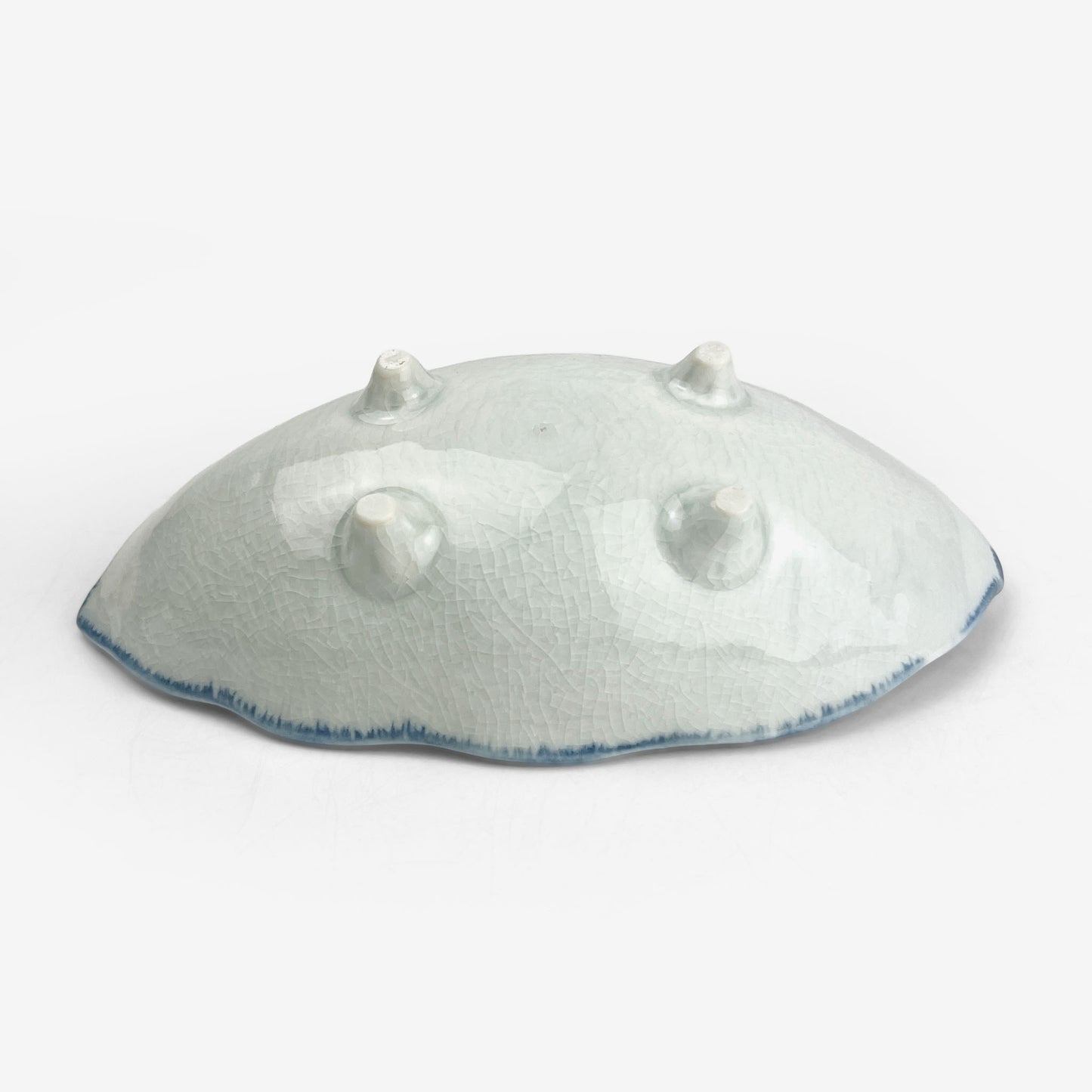 Footed Dish Leaf Bowl (8"x4")