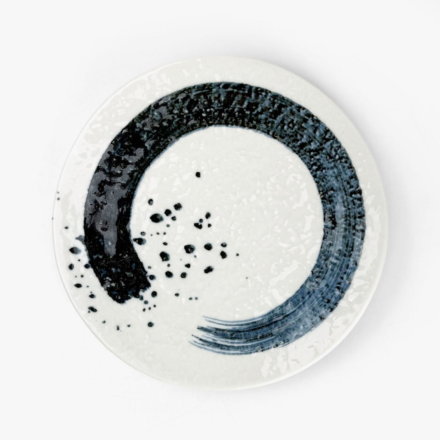 Footed Plate Gosu Arabake (7.25"D)