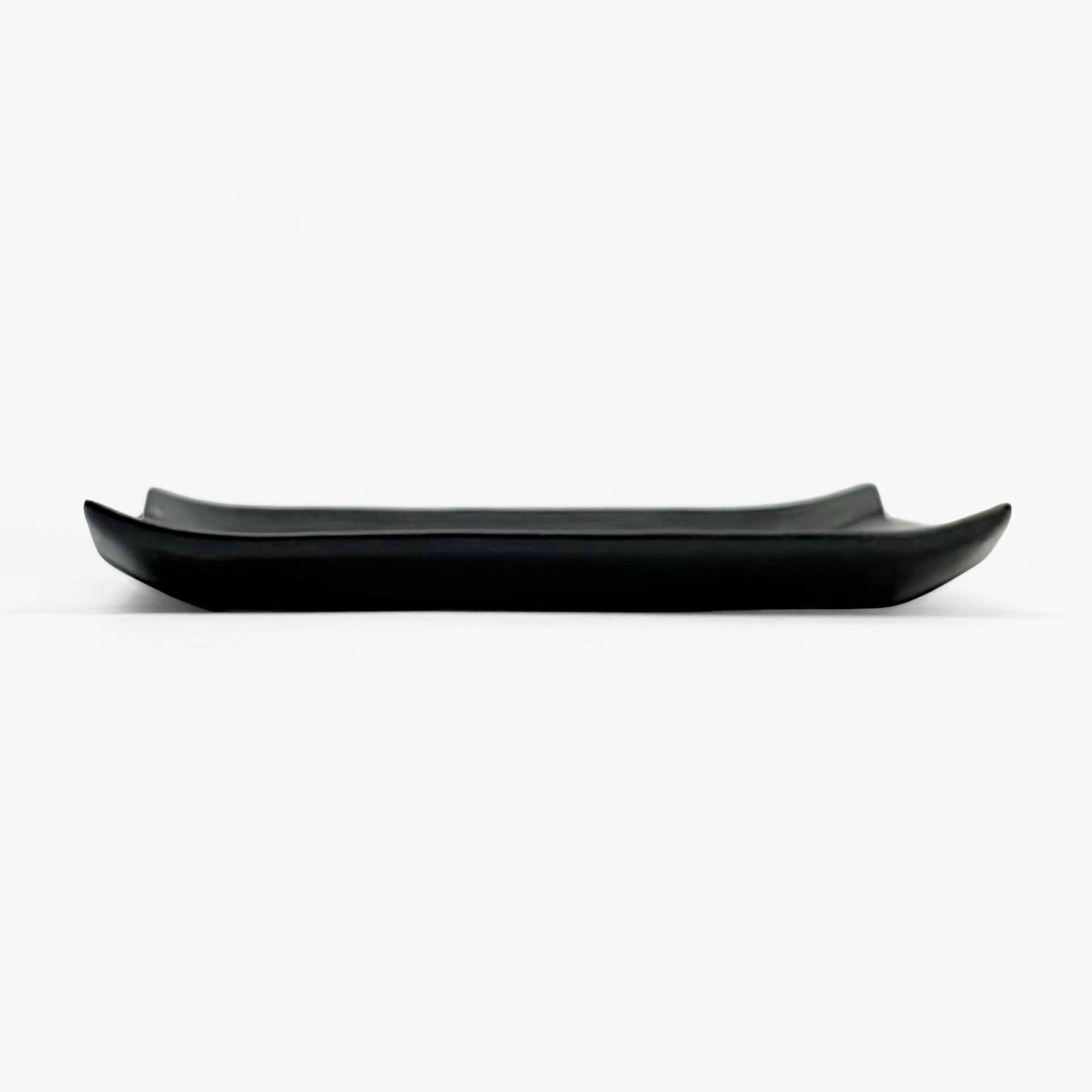 SQ. Plate Koyori Shikkoku Medium (6.5"D)