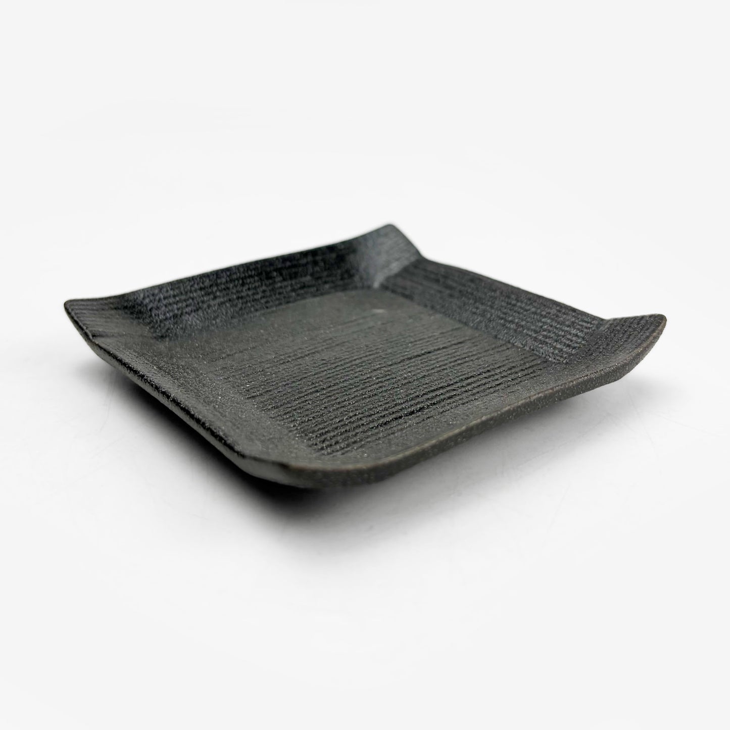 SQ. Plate Koyori Shikkoku Small (3"D)