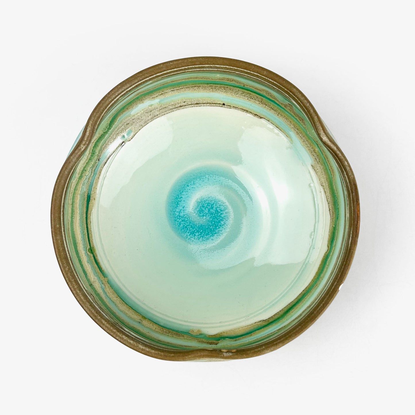 Shallow Bowl Kosui Blue (5.25"D)